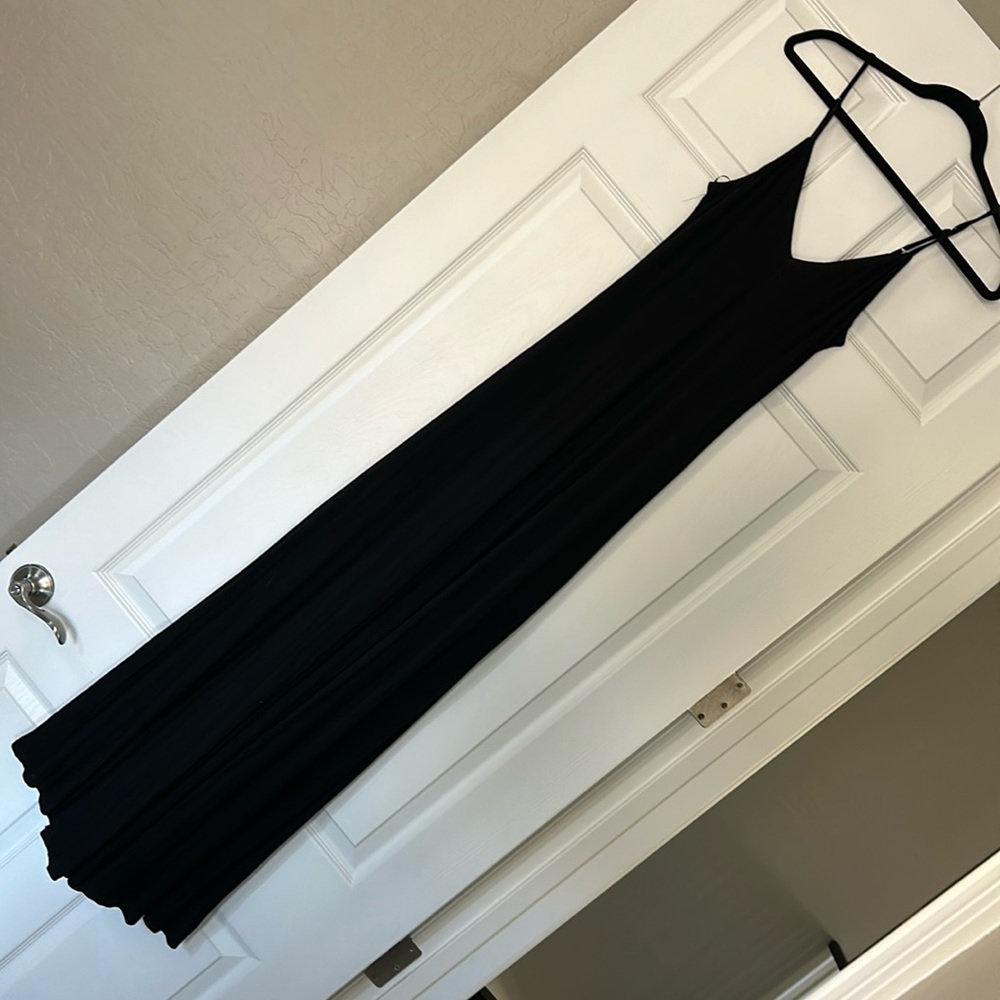 Level Eight Long Black Casual Dress